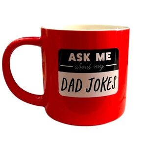 Orange Dad Jokes Mug